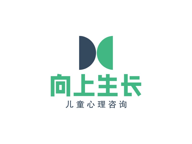 向上生长LOGO设计