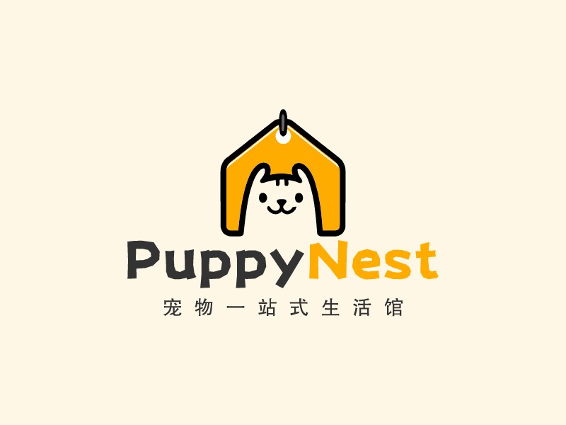 Puppy Nestlogo设计